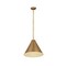 Z-Lite Eaton 1 Light Pendant, Rubbed Brass & Rubbed Brass 6011P18-RB - alternate 3